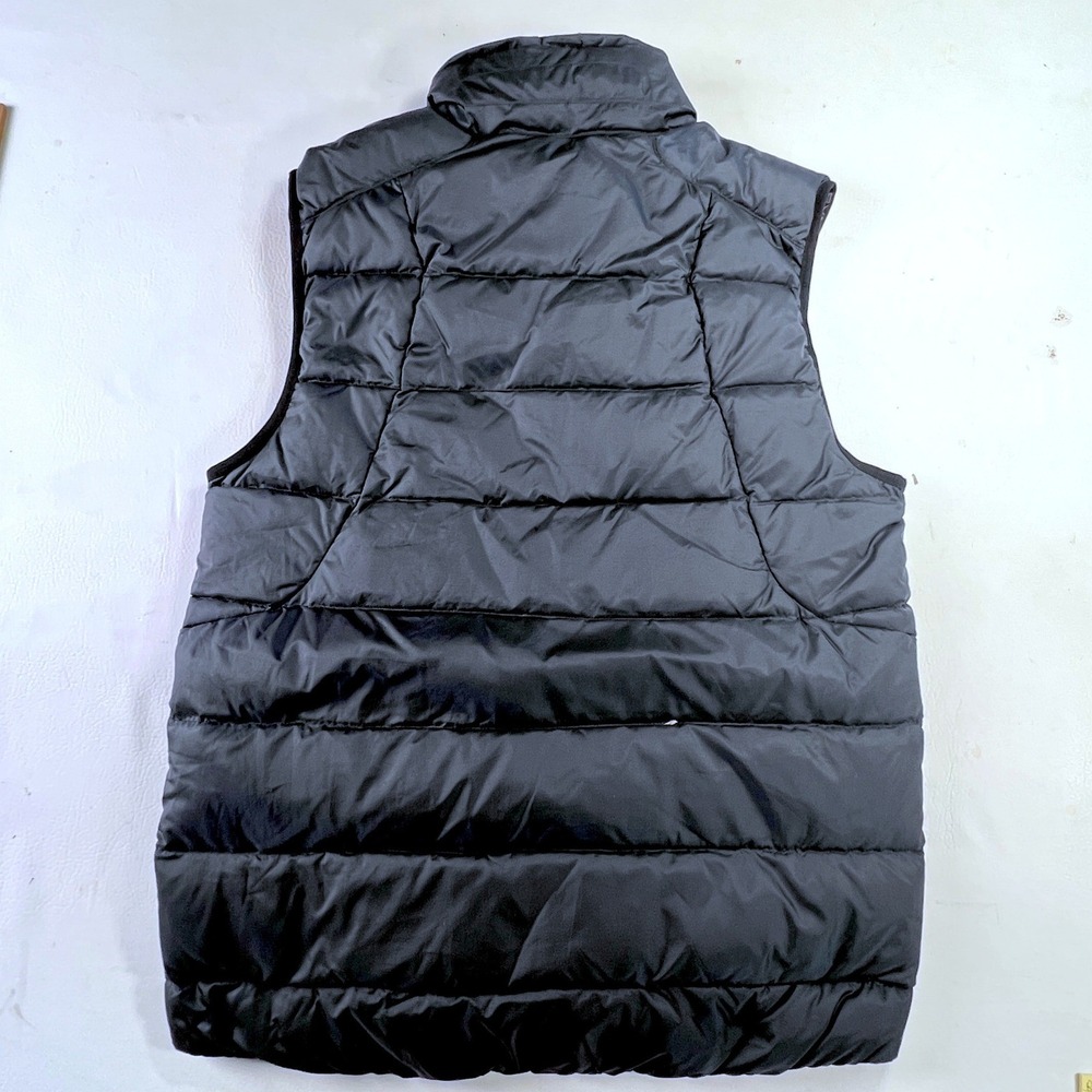 RLX Ralph Lauren Vest Women Medium Black Puffer Down Quilted Lightweight Feather - Picture 3 of 10
